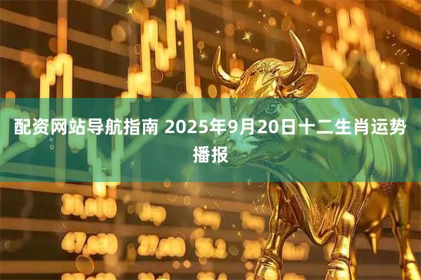 配资网站导航指南 2025年9月20日十二生肖运势播报